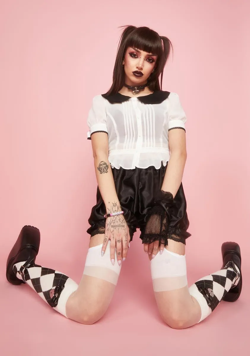 Big Girls Don't Cry Sheer Blouse sold by Dolls Kill product image thumbnail 3