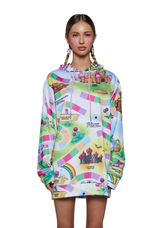 Make Your Move Oversized Hoodie sold by Dolls Kill