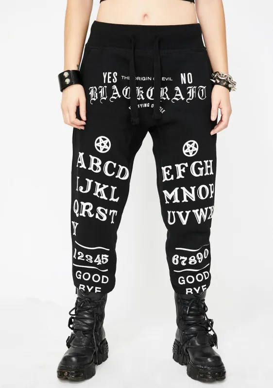 Ouija Jogger Sweatpants sold by Dolls Kill