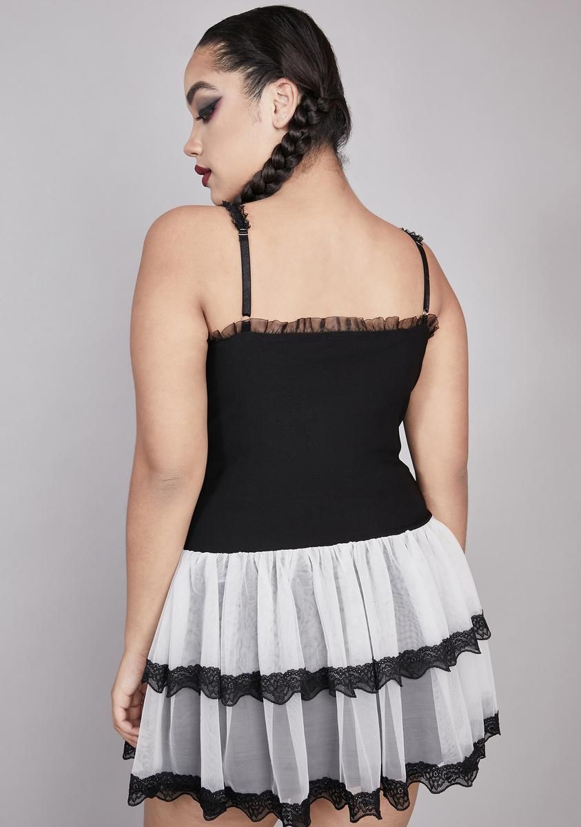 Plus Ivory Bring Me To Life Corset Dress sold by Dolls Kill product image thumbnail 4