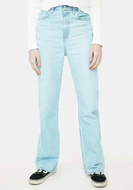 Full Circle High Loose Denim Jeans sold by Dolls Kill