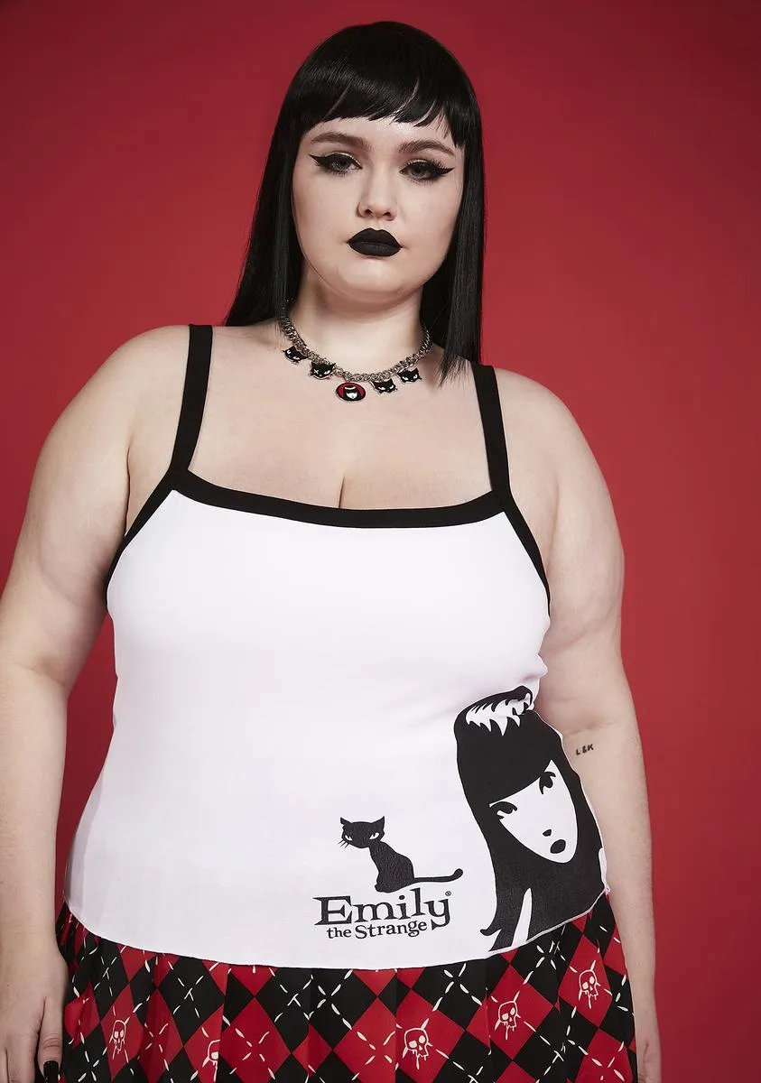 Plus Blank Stares Graphic Tank Top sold by Dolls Kill