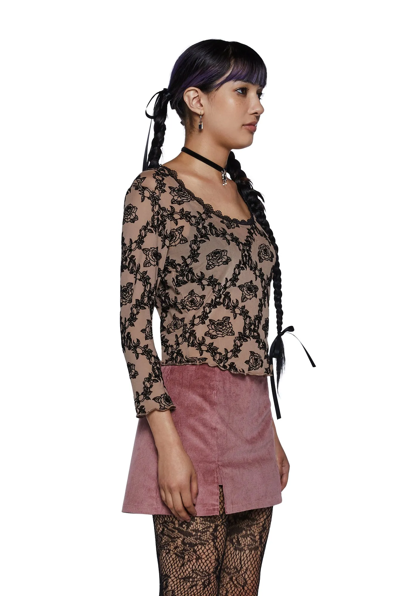Sweetest Sound Mesh Top sold by Dolls Kill product image thumbnail 3