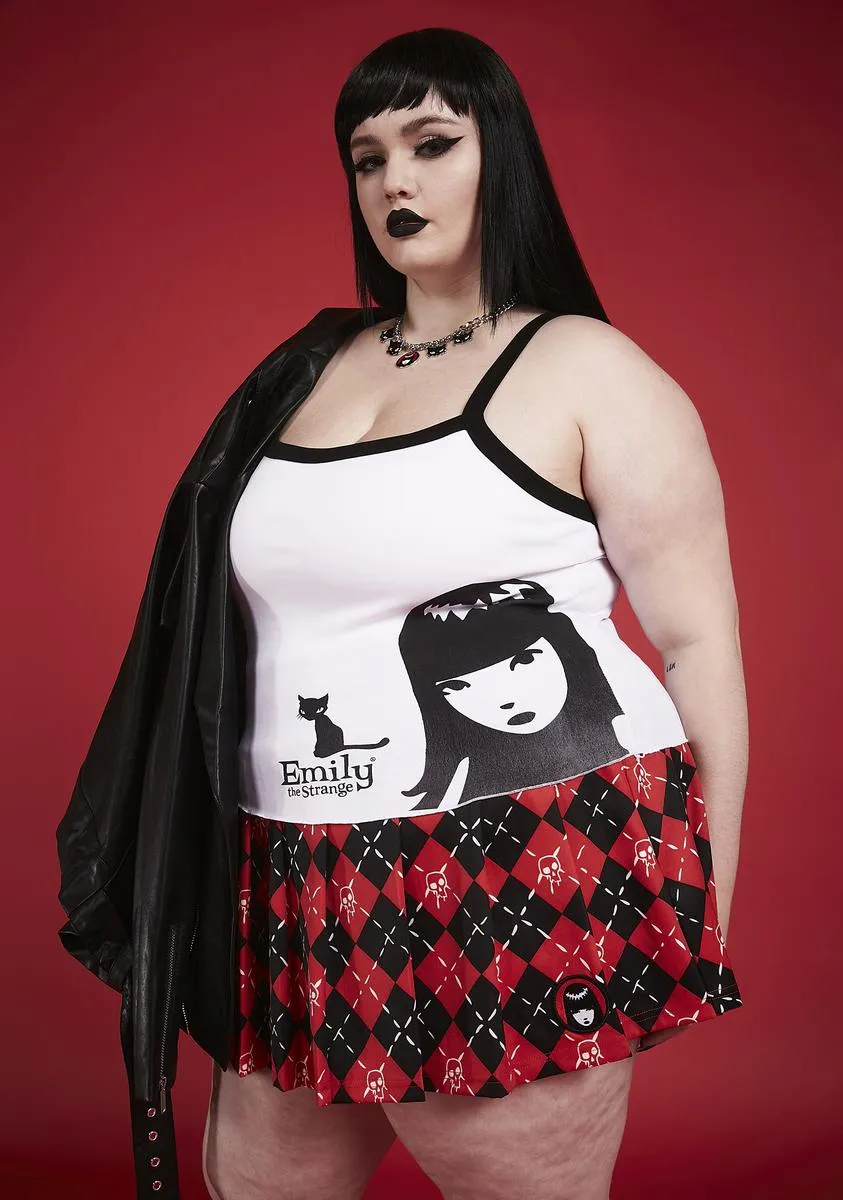 Plus Blank Stares Graphic Tank Top sold by Dolls Kill product image thumbnail 2