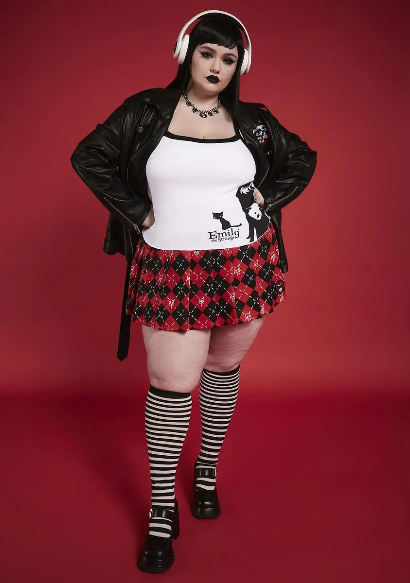 Plus Blank Stares Graphic Tank Top sold by Dolls Kill product image thumbnail 3