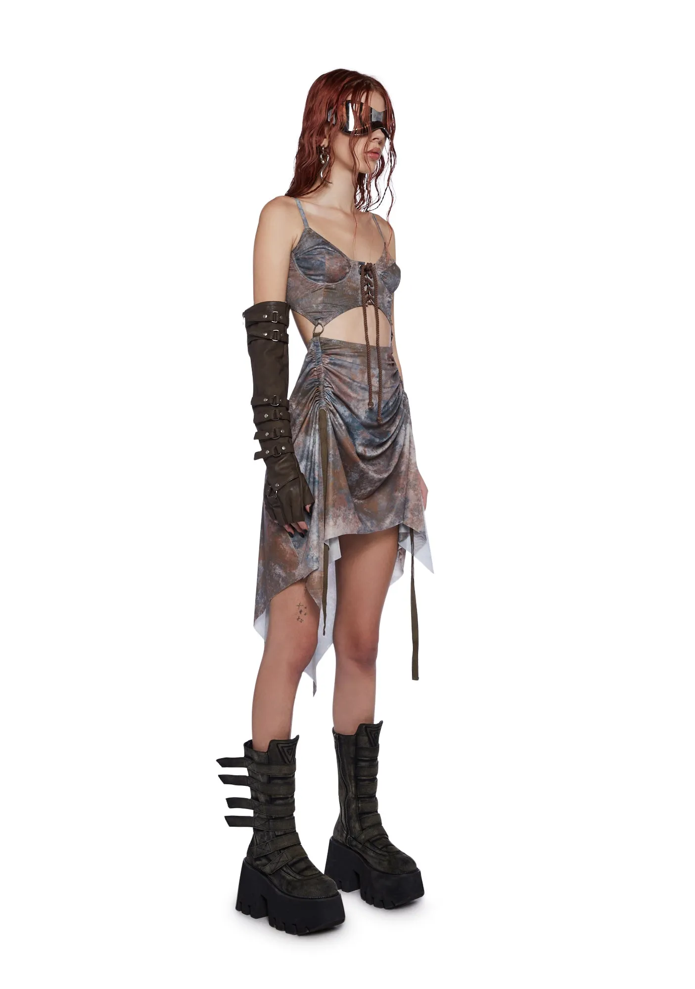 Fader Corset Midi Dress sold by Dolls Kill product image thumbnail 3