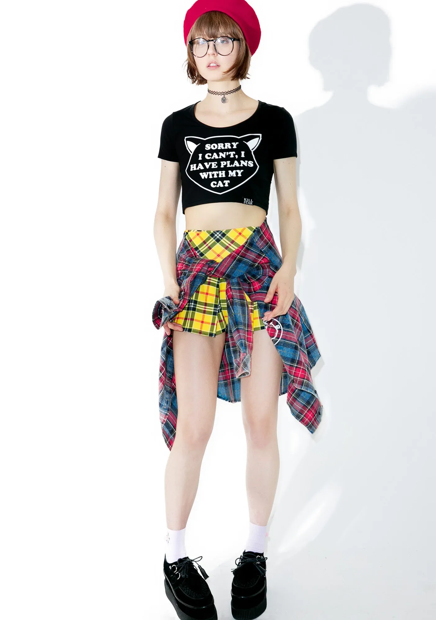 Got Plans Scoop Neck Crop Top sold by Dolls Kill product image thumbnail 3