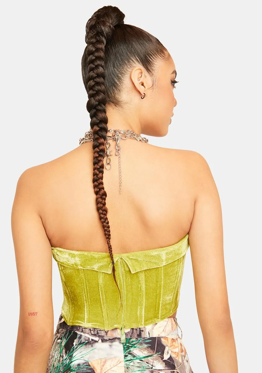 Perfect Person Velvet Corset Top sold by Dolls Kill product image thumbnail 4