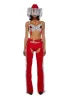 Giddy Up Rhinestone Cowgirl Costume - Red sold by Dolls Kill