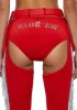 Giddy Up Rhinestone Cowgirl Costume - Red sold by Dolls Kill