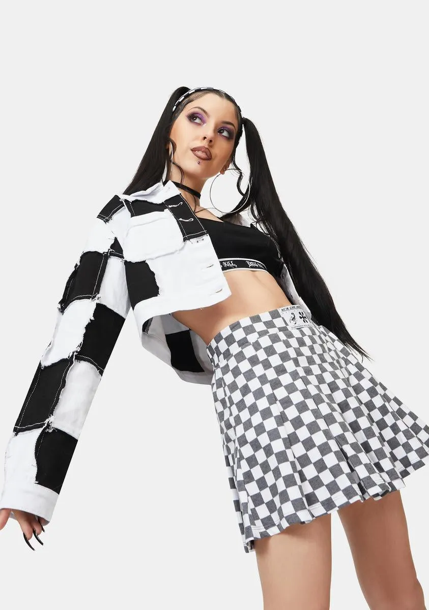 Checkerboard Skirt sold by Dolls Kill product image thumbnail 2