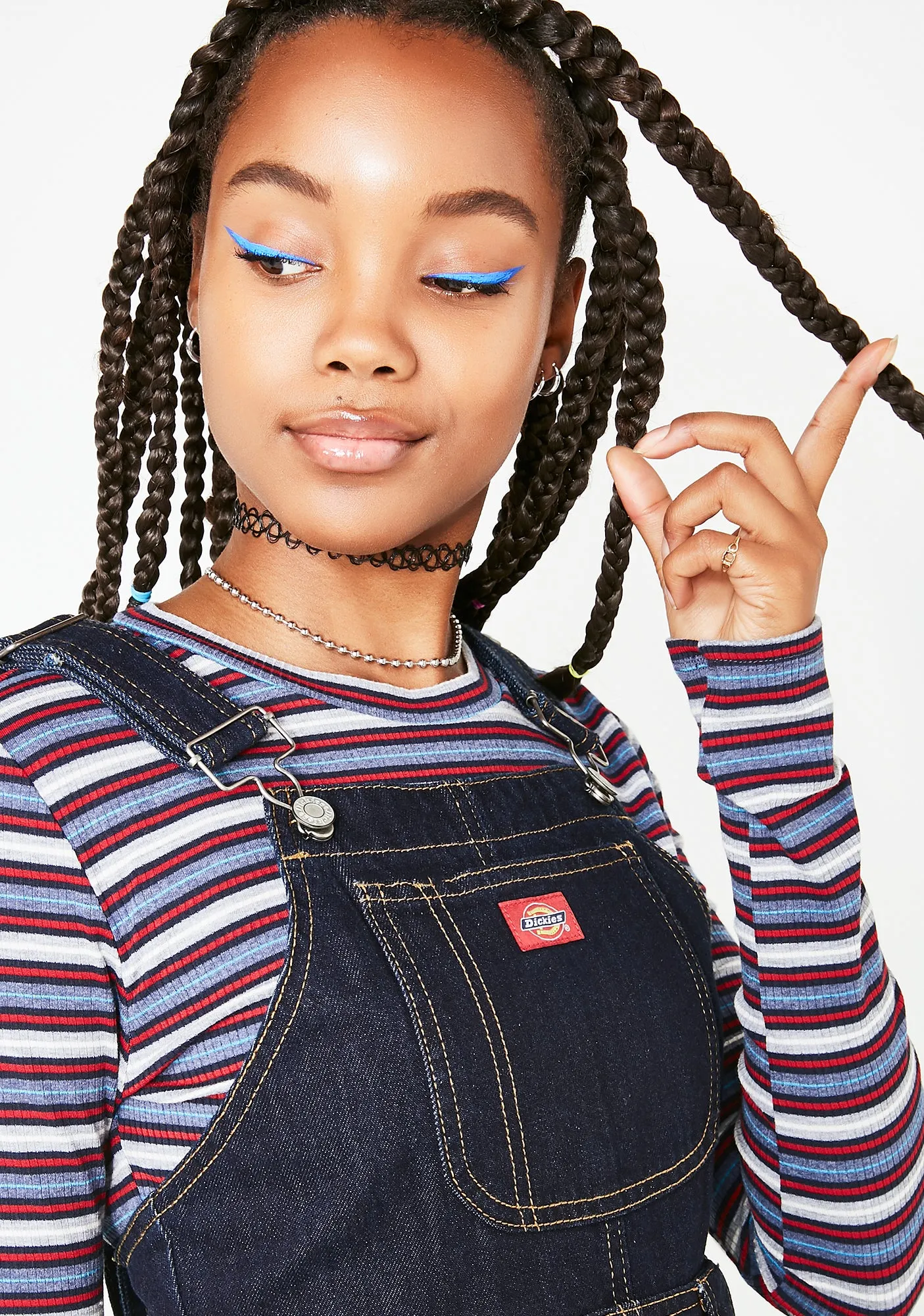 Denim Overall Dress sold by Dolls Kill product image thumbnail 2