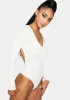 Dazzle Long Sleeve Backless Bodysuit sold by Dolls Kill