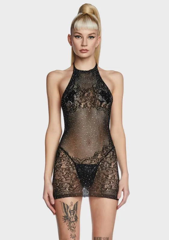 Night Come Closer Bodystocking Dress sold by Dolls Kill