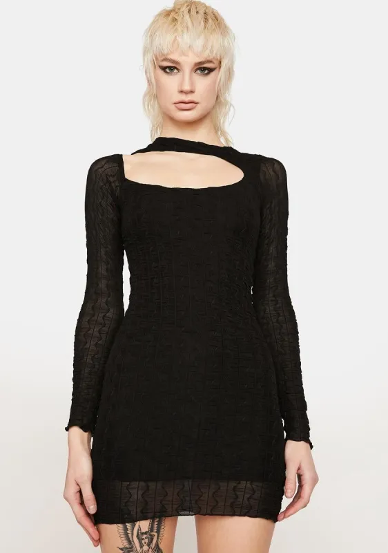 Umbira Mesh Bodycon Dress sold by Dolls Kill