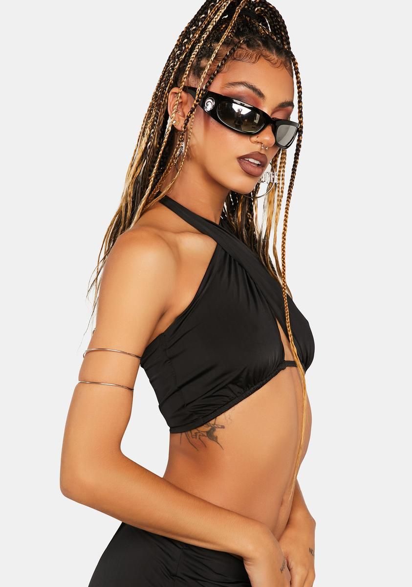 Alice Wrap Halter Top sold by Dolls Kill product image thumbnail 2