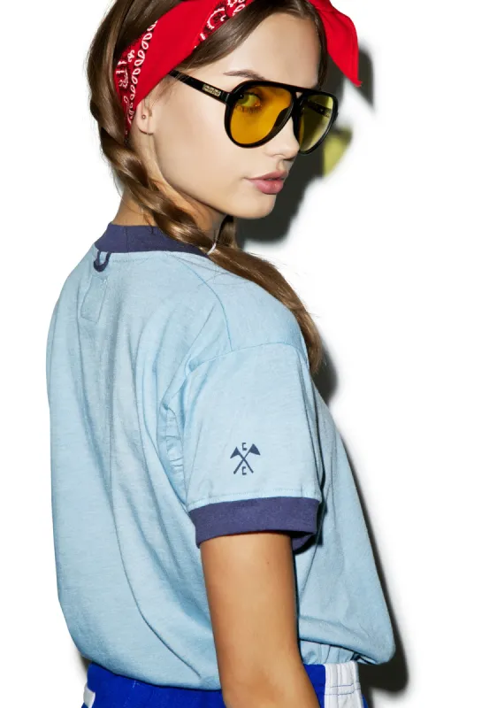 Cabin 14 Ringer Tee sold by Dolls Kill