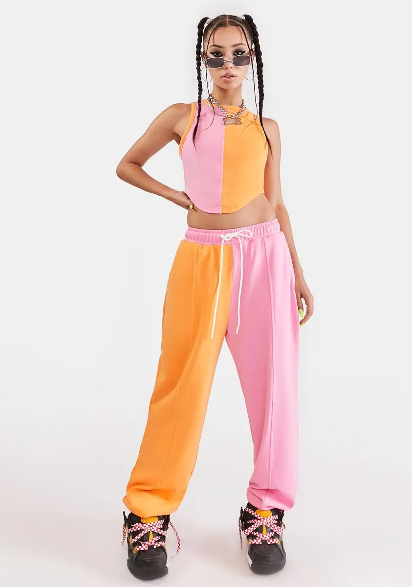 In Ur Dreamsicle Two Tone Lounge Set sold by Dolls Kill product image thumbnail 3