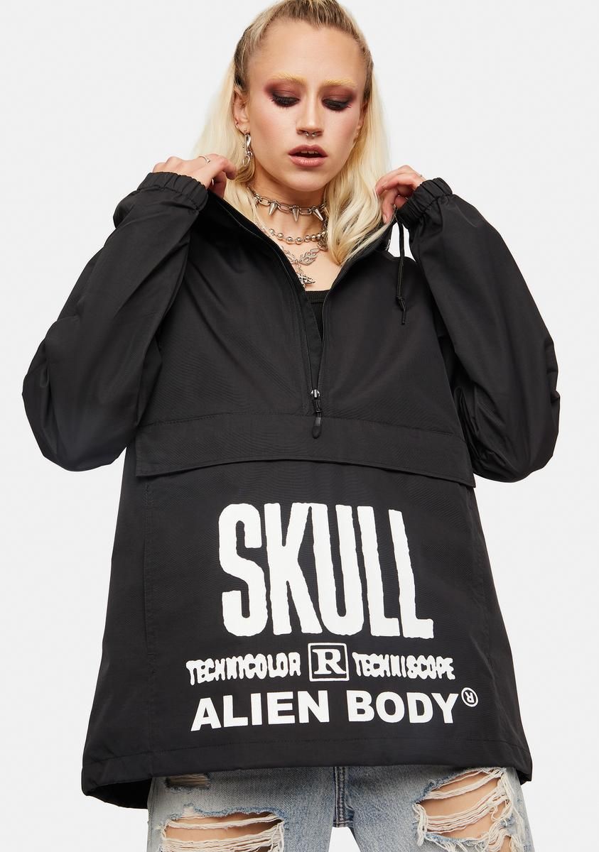 Techniskull Lightweight Anorak sold by Dolls Kill product image thumbnail 2