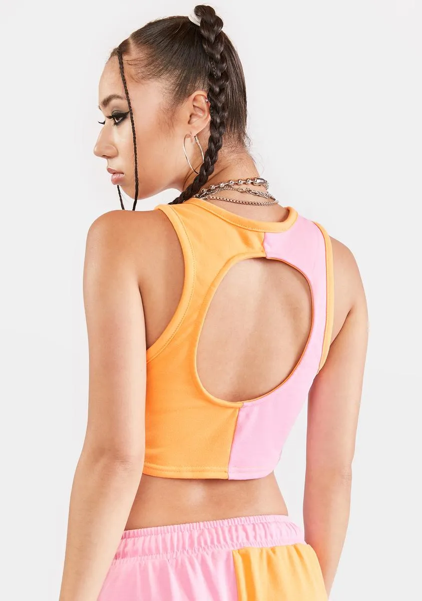 In Ur Dreamsicle Two Tone Lounge Set sold by Dolls Kill product image thumbnail 4