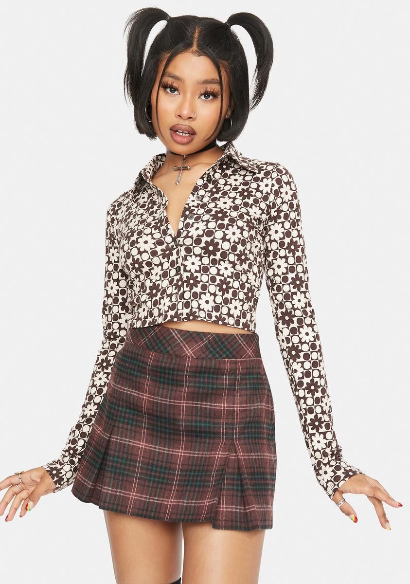 Lavender Flannel Jacket sold by Dolls Kill product image thumbnail 4