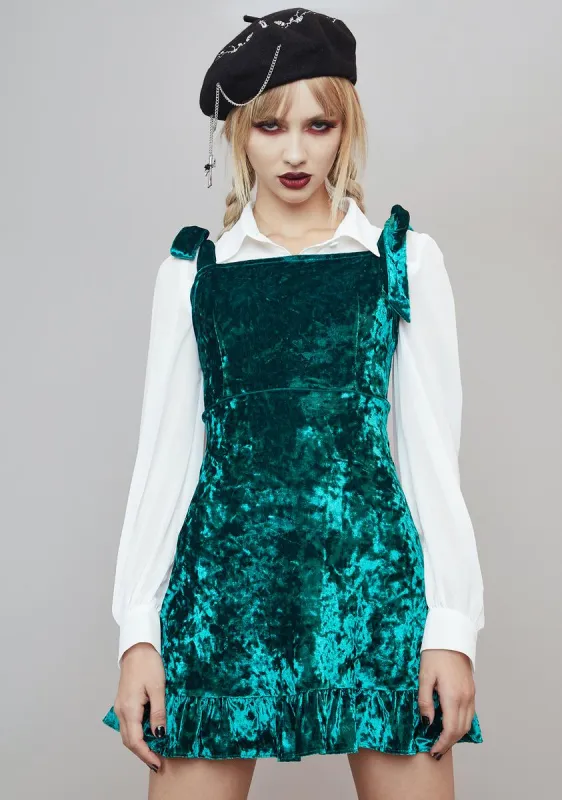 Envious Lovers Velvet Mini Dress sold by Dolls Kill