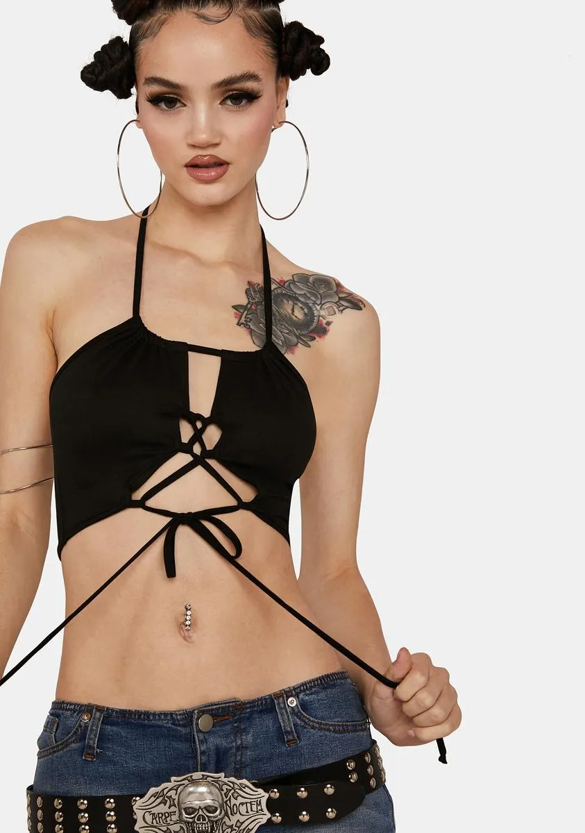 Hit The Road Crop Top sold by Dolls Kill