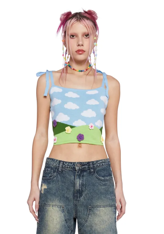 Peaceful Acres Crop Top sold by Dolls Kill