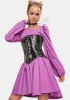 Plum Dancing In The Wind Mini Dress sold by Dolls Kill