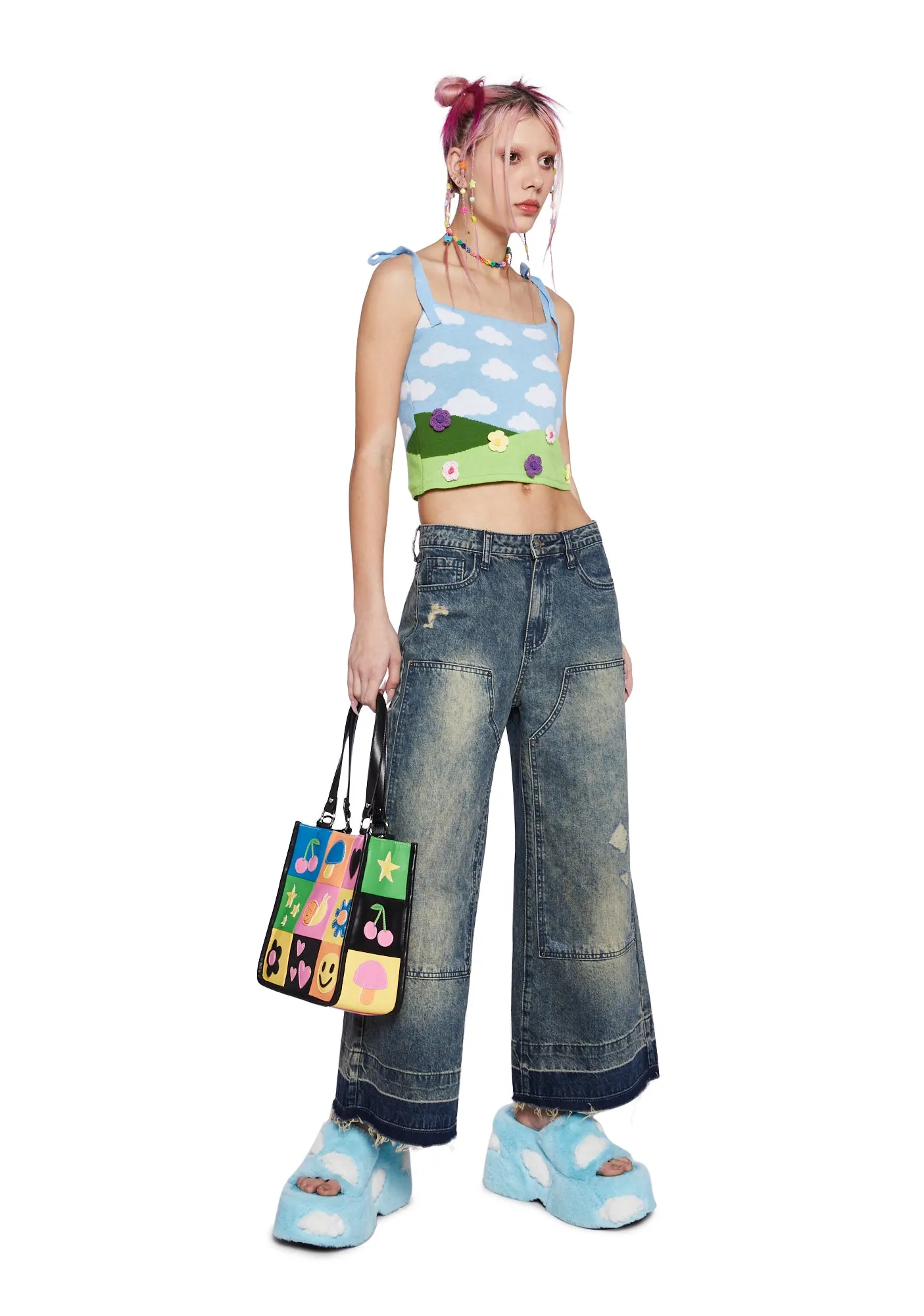Peaceful Acres Crop Top sold by Dolls Kill product image thumbnail 2