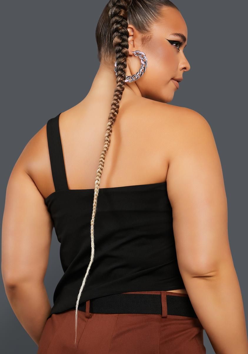 Plus Wicked Karma's Kiss Asymmetric Tank Top sold by Dolls Kill product image thumbnail 4