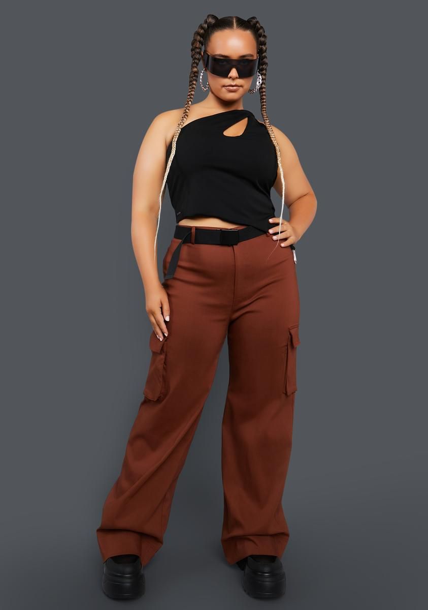 Plus Wicked Karma's Kiss Asymmetric Tank Top sold by Dolls Kill product image thumbnail 3