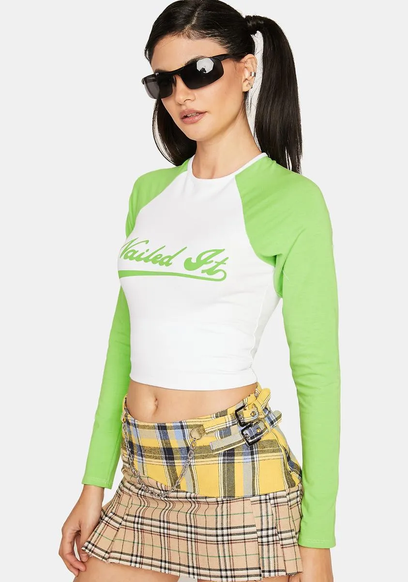 Nailed It Raglan Tee sold by Dolls Kill product image thumbnail 2