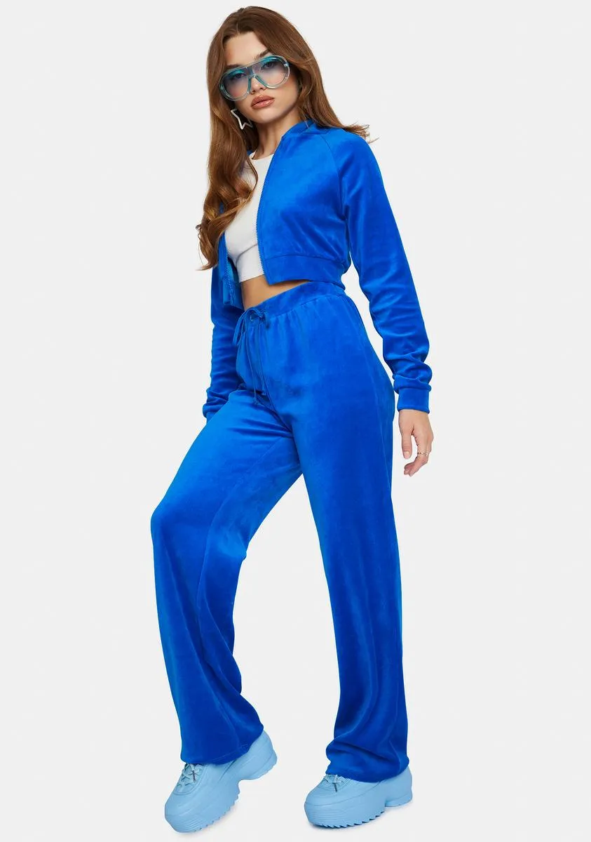 Royal Y2K Dreams Velour Tracksuit sold by Dolls Kill product image thumbnail 2