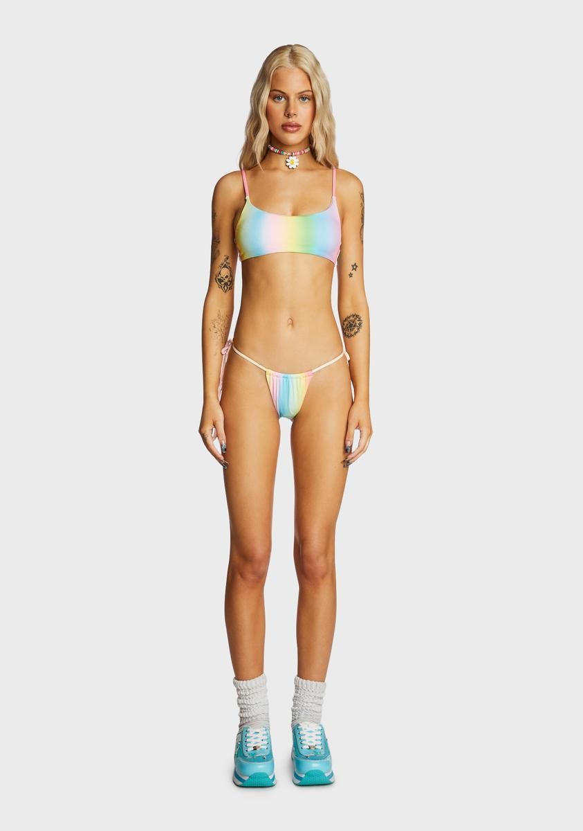 Wonder Whirl Bikini Set sold by Dolls Kill
