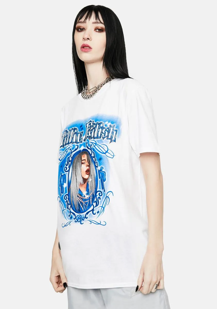 Billie Eilish Airbrush Graphic Tee sold by Dolls Kill product image thumbnail 2