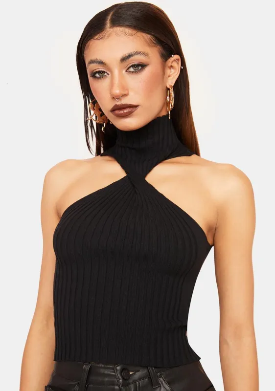 Slick Muses Of Me Halter Top sold by Dolls Kill