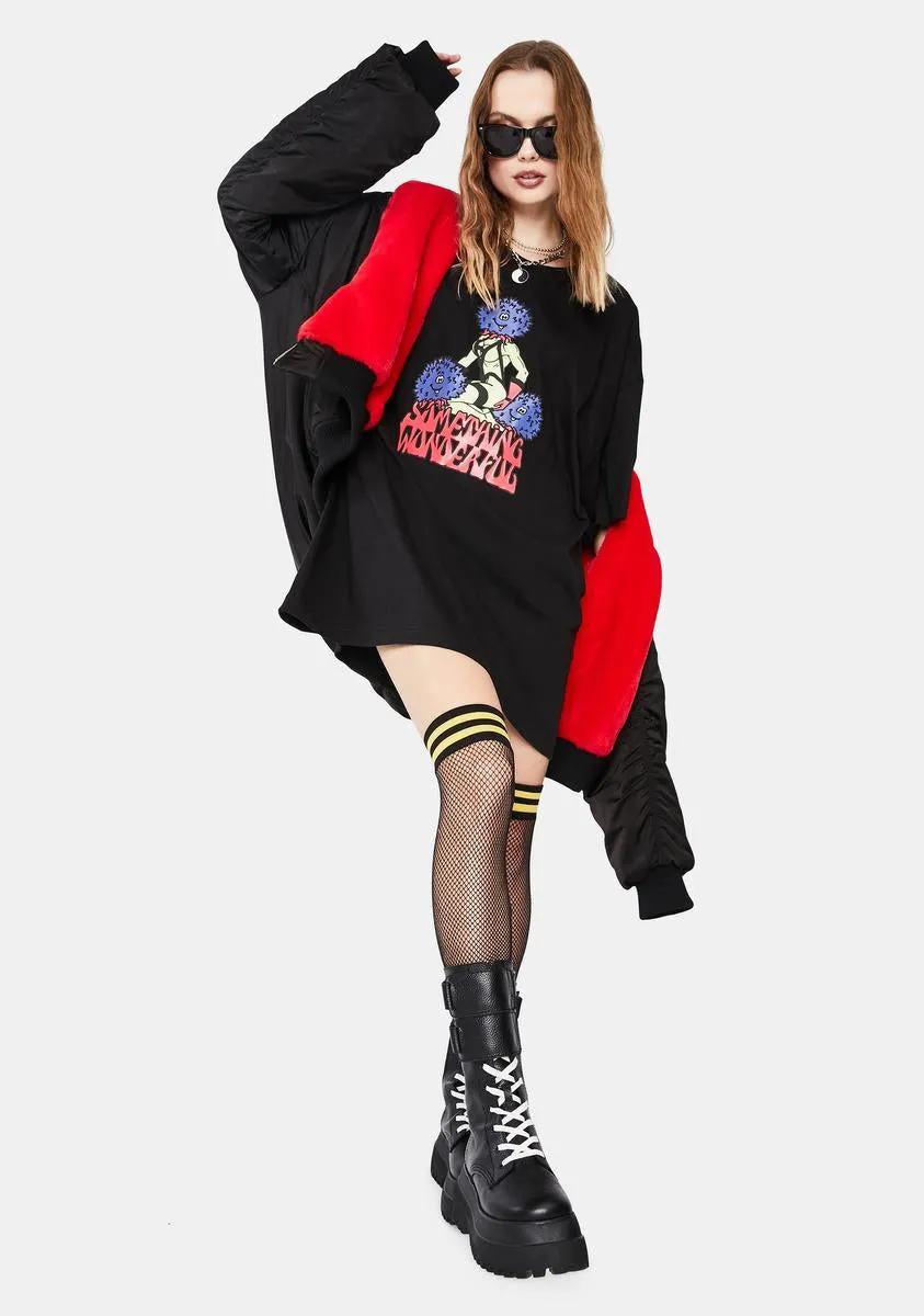 Three's Company Graphic Tee sold by Dolls Kill product image thumbnail 3