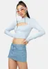 Made For This Cut Out Crop Top sold by Dolls Kill