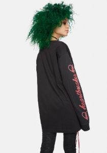 X Nympha Heartbreaker Long Sleeve Tee sold by Dolls Kill
