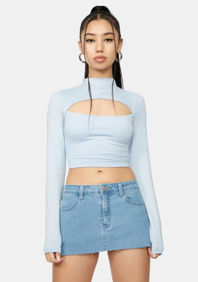Made For This Cut Out Crop Top sold by Dolls Kill