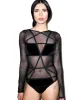 Velvet Pentagram Bodysuit sold by Dolls Kill