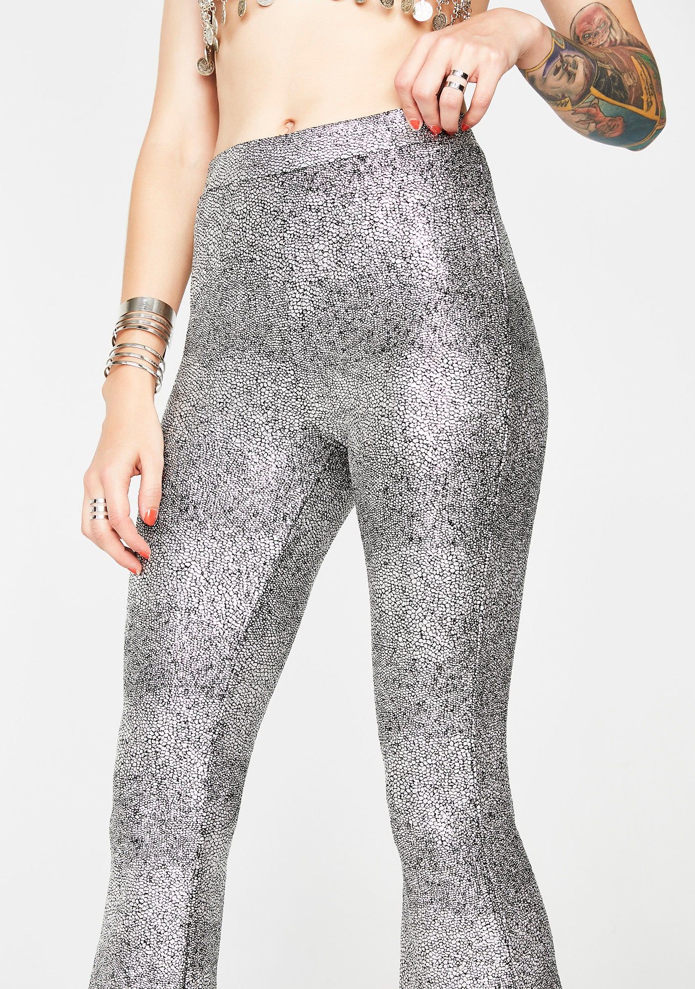 Night Fever Metallic Flares sold by Dolls Kill product image thumbnail 3