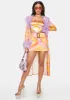 Albufeira Y2k Belted Mini Skirt sold by Dolls Kill