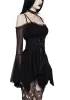 So Bewitching Corset Handkerchief Dress sold by Dolls Kill