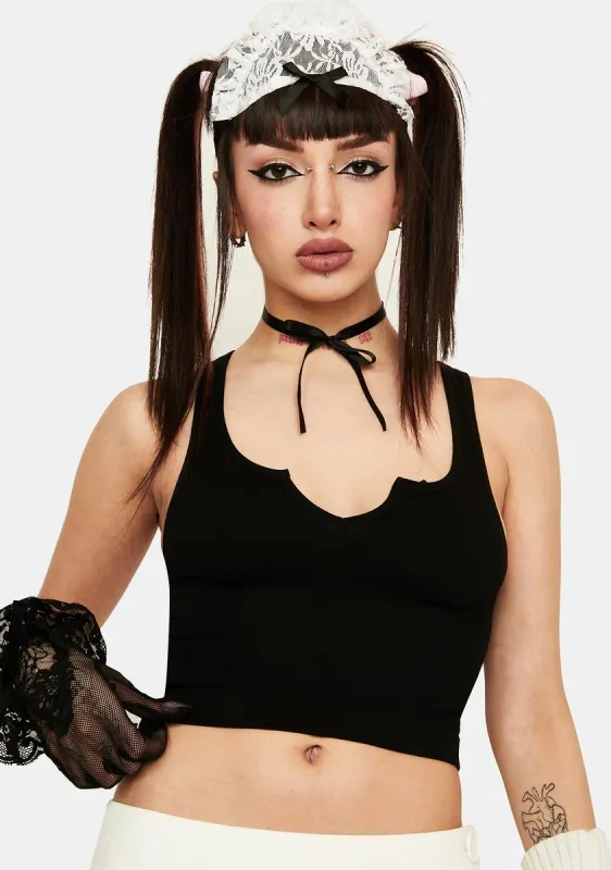 Somebody Told Me Cropped Tank sold by Dolls Kill