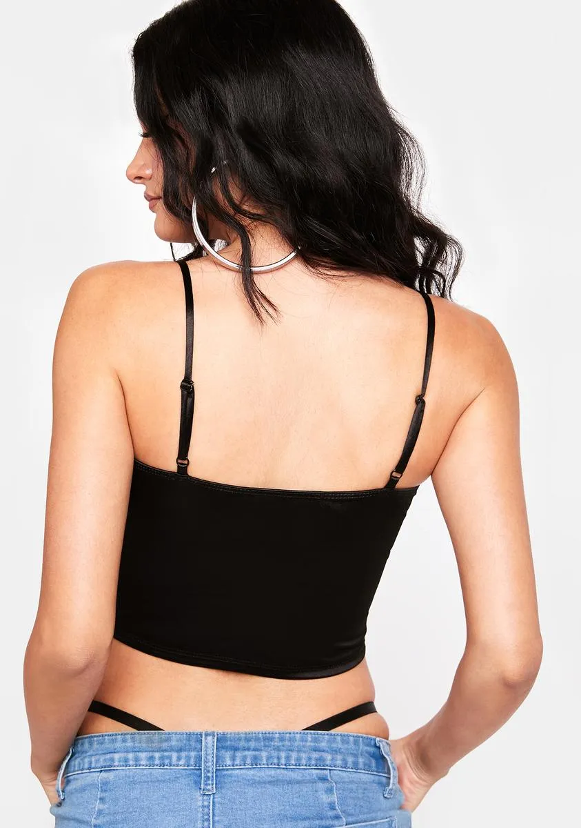 Noir Very First Kiss Crop Top sold by Dolls Kill product image thumbnail 4