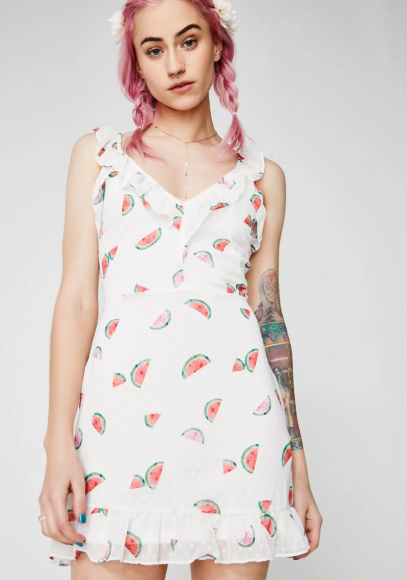 Juicy Watahmelon Mini Dress sold by Dolls Kill product image thumbnail 5
