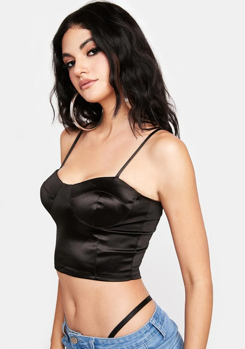 Noir Very First Kiss Crop Top sold by Dolls Kill product image thumbnail 2