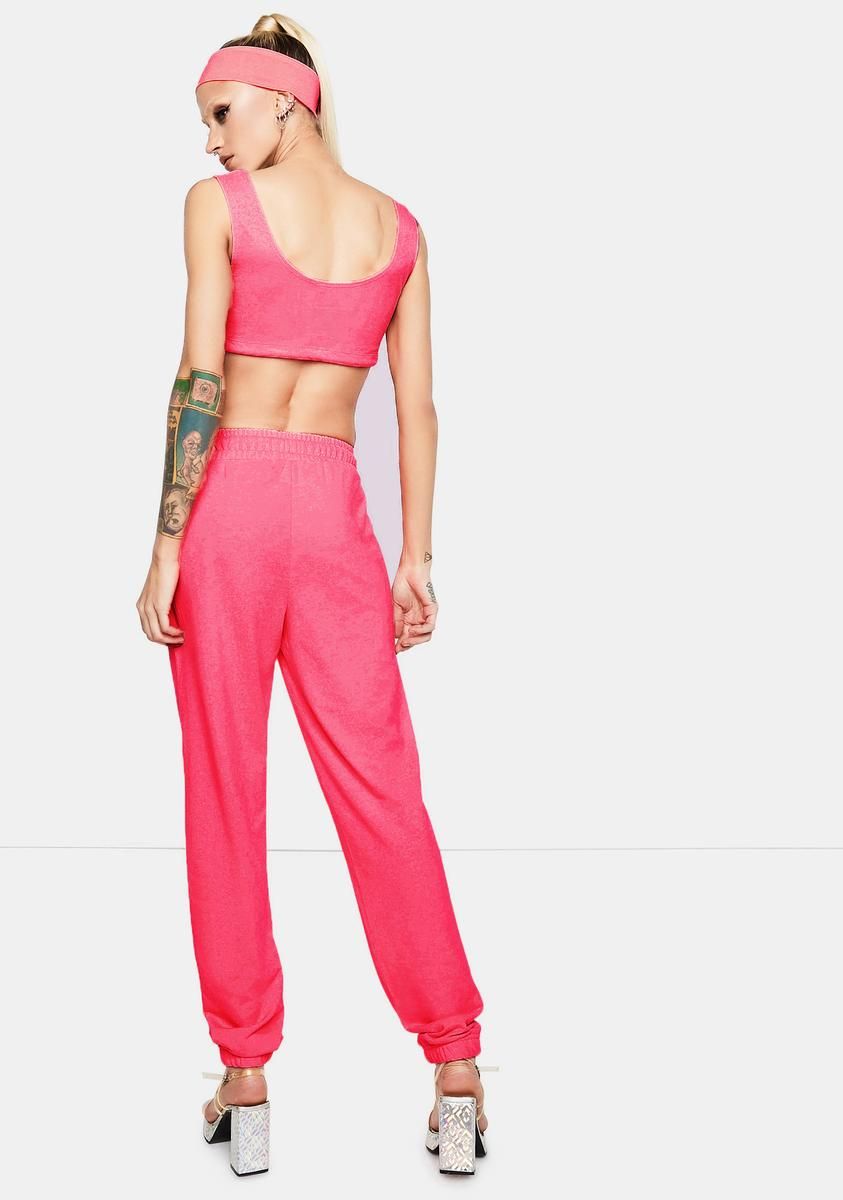 Bubblegum Fairy Flurry Sweatpants Set sold by Dolls Kill product image thumbnail 4